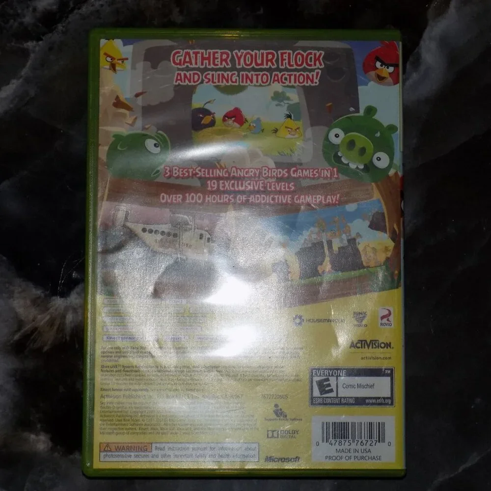Angry Birds Trilogy (Microsoft Xbox 360, 2012)